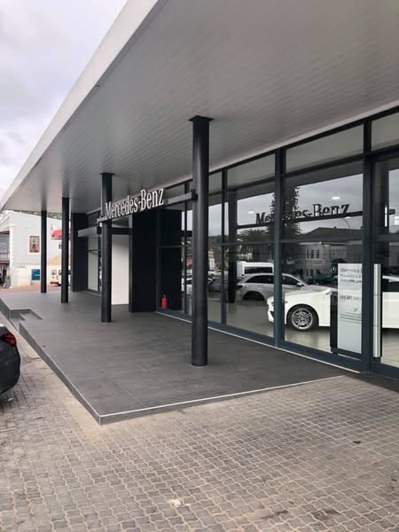 Commercial Dealership Showroom Facade