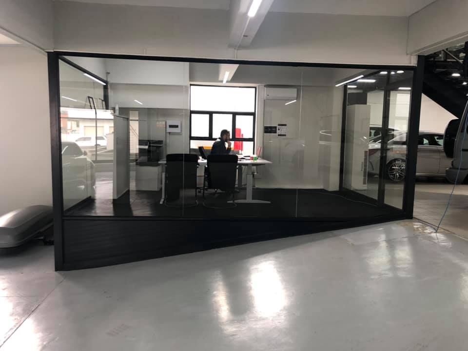 Commercial Office Glass Partitioning